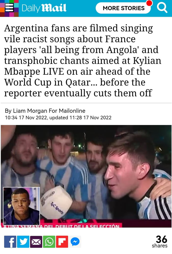 Argentina is white... and racist