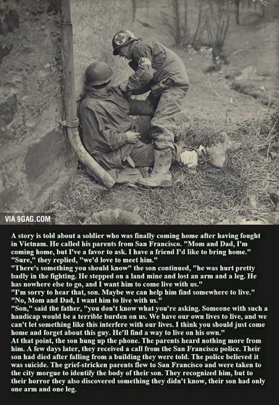 This Story Of A Soldier Makes You Cry 9GAG