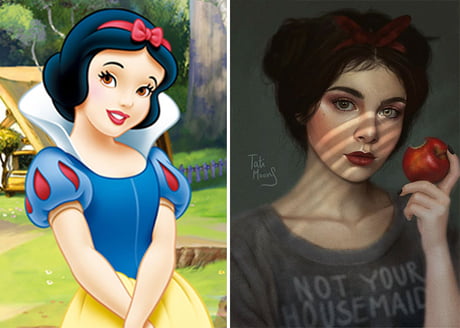 Artist Reimagines Famous Cartoon Characters In More Realistic Style - 9GAG Artist Reimagines Famous Cartoon Characters In More Realistic Style - 9GAG