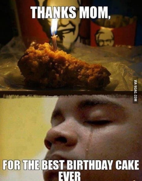 fried chicken cake meme