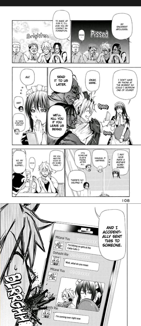 Grand Blue: Mitarai made a mistake.