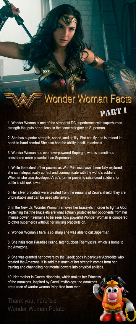 Top Ten Things About Wonder Woman