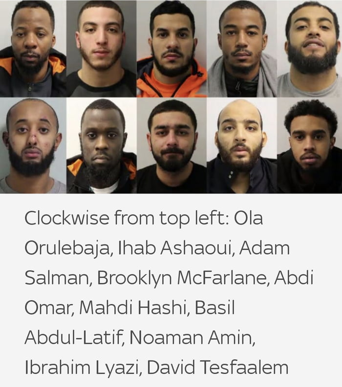 Violent 'British' gang sentenced to over 100 years.