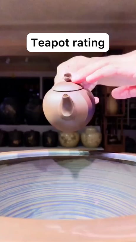 Didn't know Tea Pots could be so cool and satisfying. The flow of the water is amazing