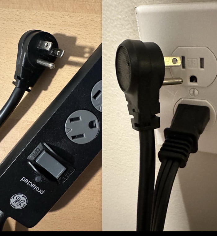 You can only use these power strips on the lower outlet 9GAG