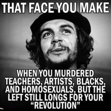 Why do they admire Che Guevara?