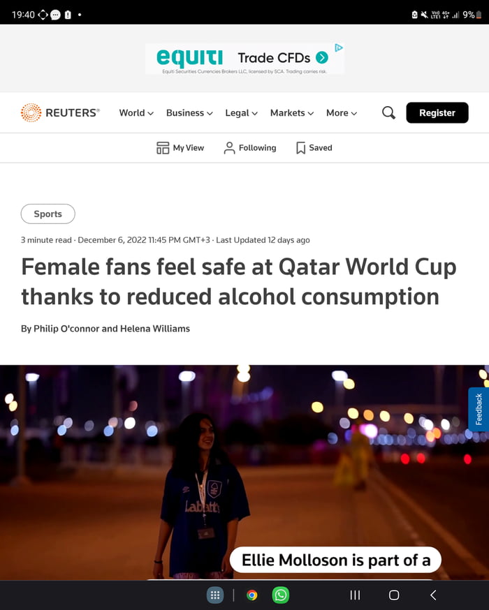 Female Fans Feel Safe At Qatar World Cup 9gag