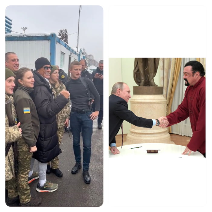 Russia have steven segal but Ukraine has Universal Soldier - Jean Claude van Damme
