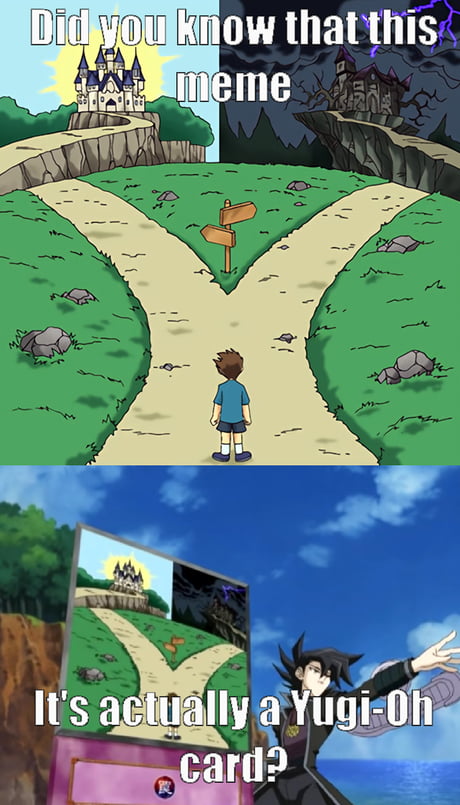 Name of the card's "Dramatic Crossroad", btw - 9GAG Name of the card's "Dramatic Crossroad", btw - 9GAG