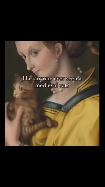 How do you feel today, on the horrible cat scale of medieval paintings? -  9GAG