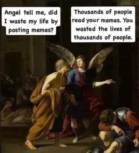 angels suck meme