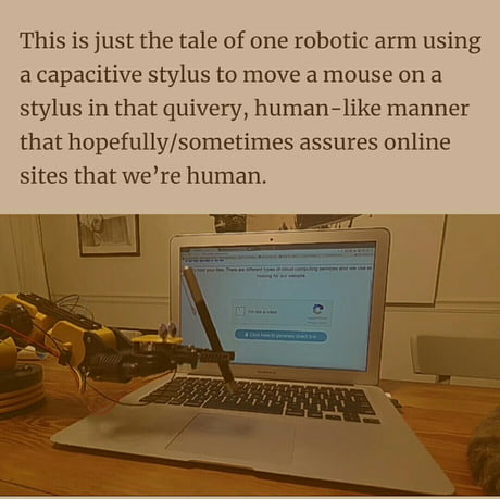 David Hanson The Founder Of Hong Kong Based Hanson Robotics Has Made A Robot That Can Bypass I Am Not A Robot Test 9gag