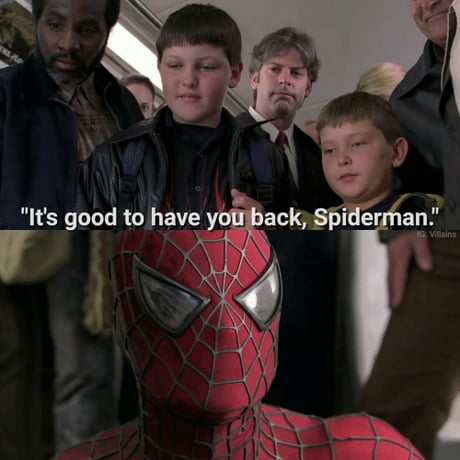 Me when Avi Arad expressed interest to make an animated Spider-Man Movie  with Sam Raimi as director (Animated Spider-Man 4 anyone?) - 9GAG