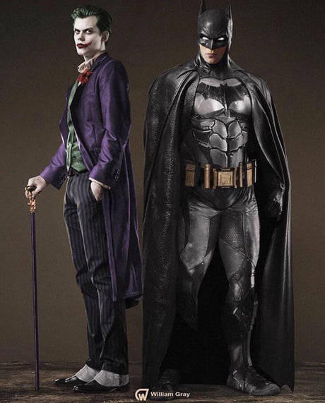 FANART: Robert Pattinson As Batman & Bill Skarsgård as The Joker. - 9GAG