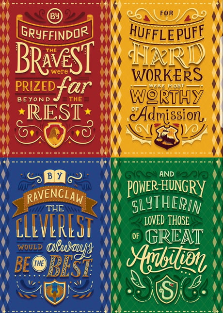 Sort Yourself Into Hogwarts Houses on Pottermore