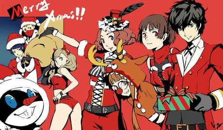 Posting Persona pics daily. Day 223: P5 Christmas. Stay healthy