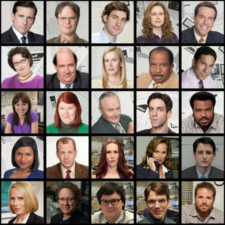 The characters in The Office ranked by their screentime - 9GAG