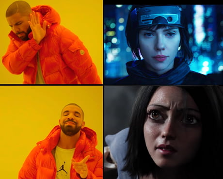 Ghost in the shell VS Battle Angel Alita - 9GAG