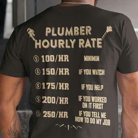 Only plumber in here?!