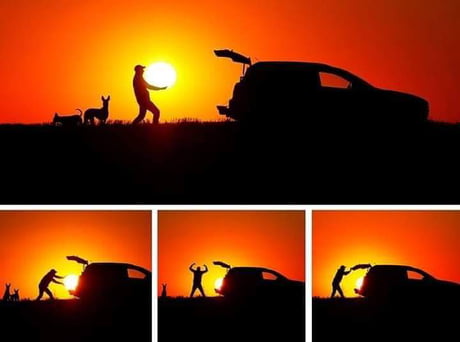 Scientists: The sun is a star 300,000 times larger than the earth. Flat Earthers: