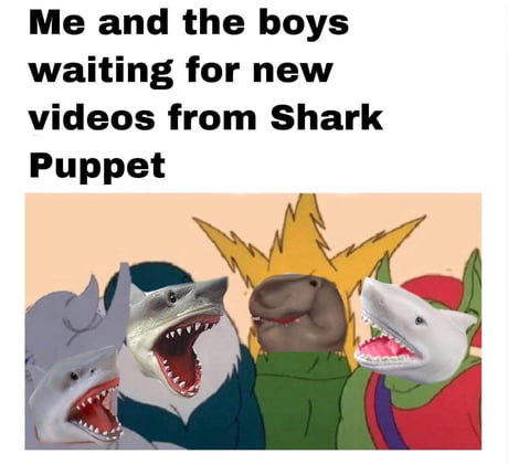 Best Funny shark puppet Memes - 9GAG