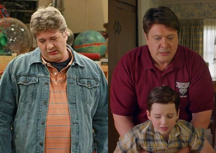 Am I the only one who noticed that sheldons father in young sheldon ...