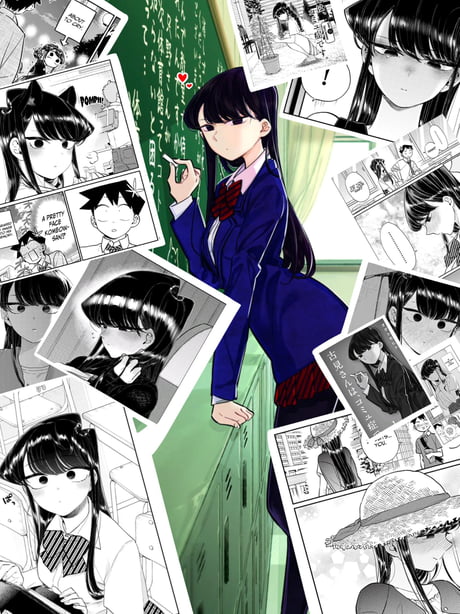 Komi san, anime, komi san manga, komi san manga panels, komi-san, manga, HD  phone wallpaper
