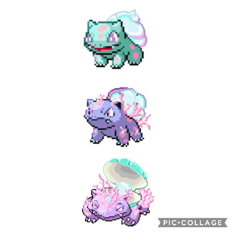 I love my 3 shiny bulbasaur/ivysaur/venusaur, what's your favourite pokemon  cards - 9GAG