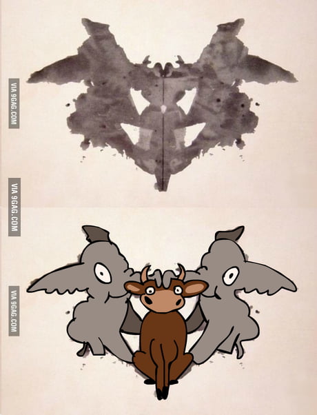 Rorschach Inkblot Test Am I Crazy 9gag