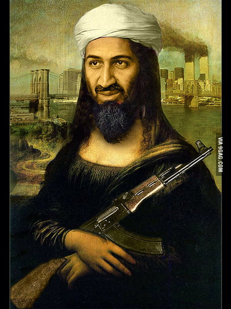 Osama Bin Lisa? Or Mona Bin Laden? - 9GAG