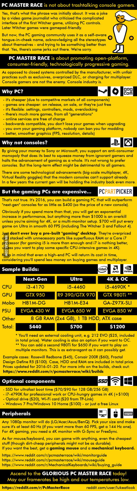 Pc Master Race Infoguide Ascend Now 9gag