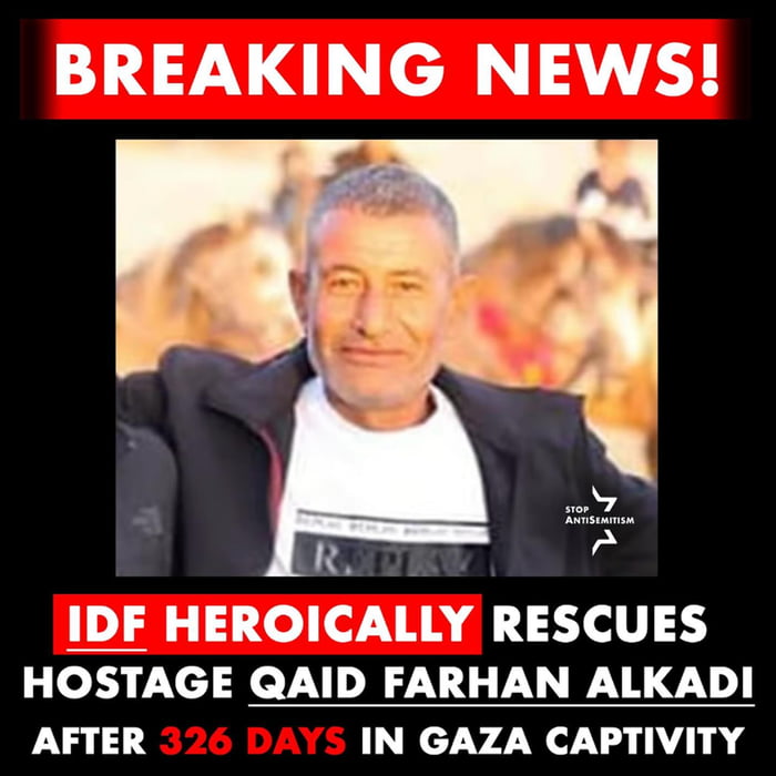 Welcome Home! Rescued By IDF Troops From South Gaza Tunnel. He Is Said ...