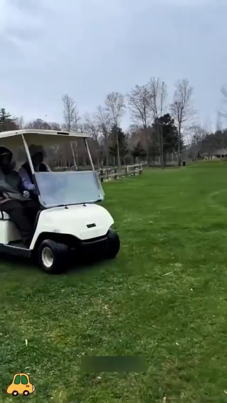 More idiots on golf carts