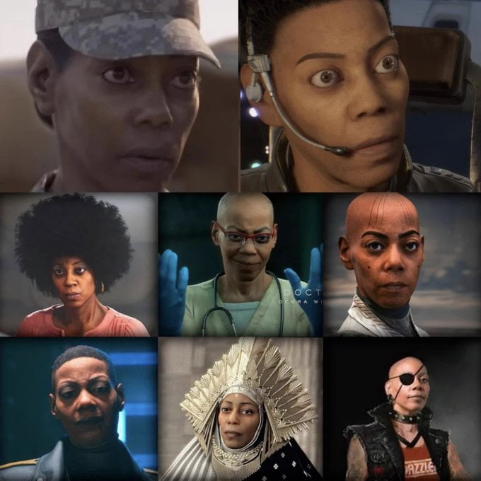 Can someone explain to me why this woman appears in every video game in the world?