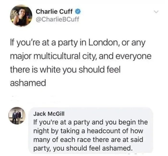 Wait, you guys get invited to parties?