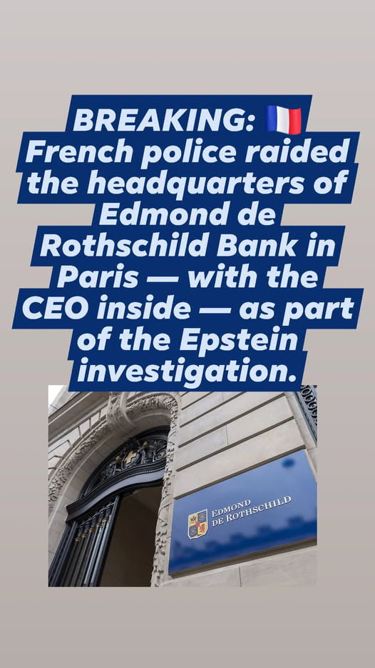 ROTHSCHILD BANK RAIDED IN PARIS