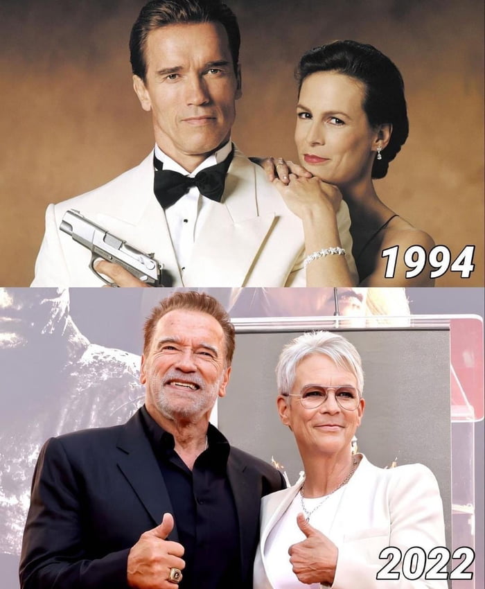 Arnold Schwarzenegger And Jamie Lee Curtis From James Cameron’s ‘True ...