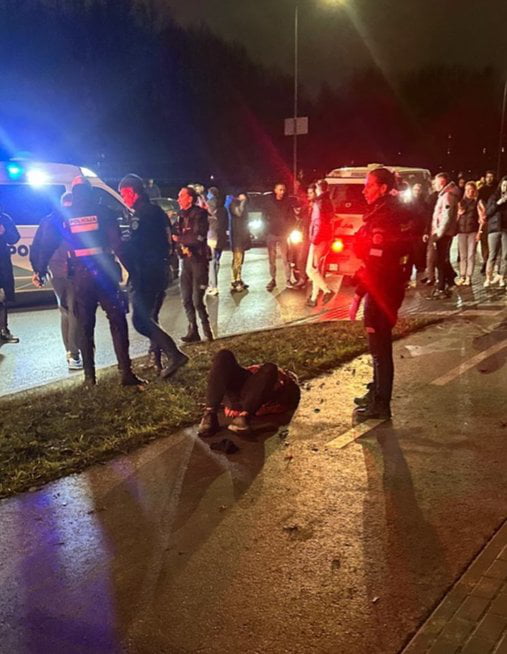 Dude was suspected of killing two girls. The police said: