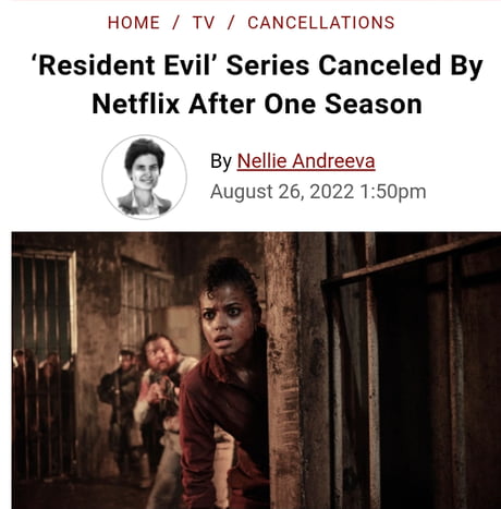 Resident Evil' Series Canceled By Netflix After One Season
