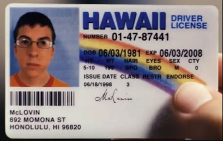 Movie With Hawaii Fake Id