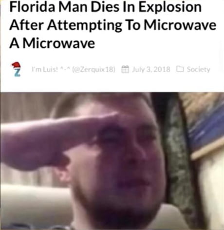 Florida Man at it again - 9GAG