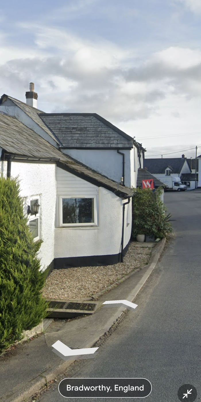 In Google Maps, find the Bradworthy Inn in Holsworthy. In Google Street