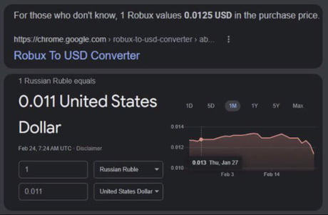 Usd To Robux Exchange Rate