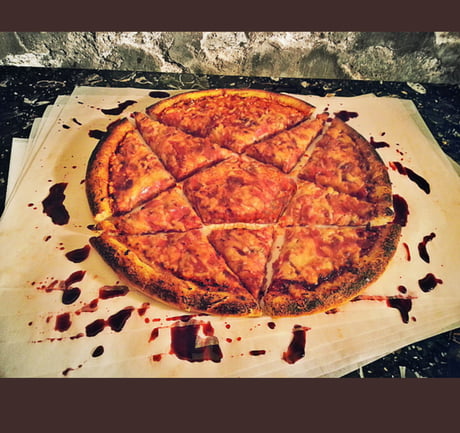 Delivering pizza to Jehovah's witnesses