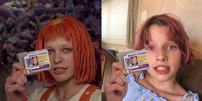 Milla Jovovich and her daughter, Evan - 9GAG