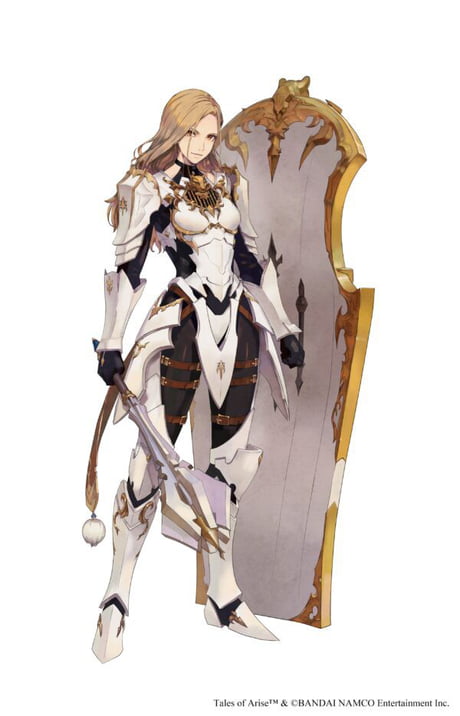 Anime Female Knight on White, Vectors | GraphicRiver-demhanvico.com.vn