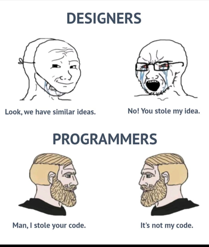 Programmer S Vs Designer S Mind Gag