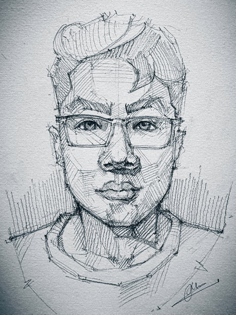 Quick Sketches  Jon Schubert  Pencil Portrait Artist