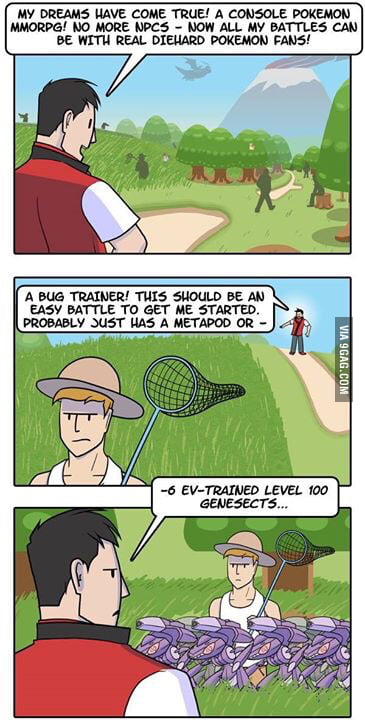 Just in case you guys didn't know there is a pokemon mmo called Pokemmo -  9GAG