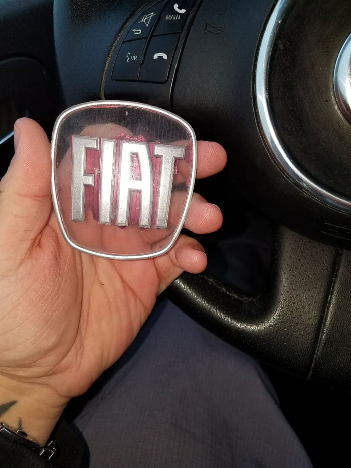 Emblem fell off the front of my car as I left to go to work. It's going